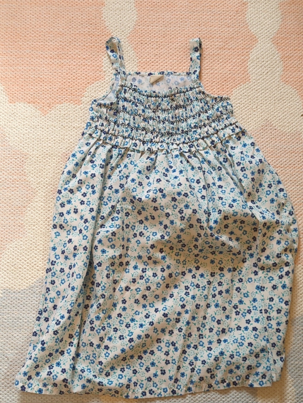 Blue Floral Smocked Sundress Crewcuts 6/7